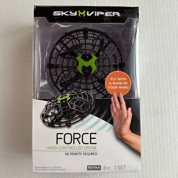 SKY VIPER FORCE HAND-CONTROLLED HOVER DRONE BY SKYROCKET - Picture 1 of 6